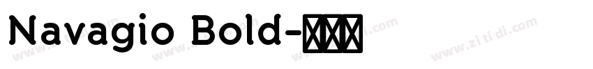 Navagio Bold字体转换